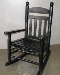 Child's Black Rocking Chair