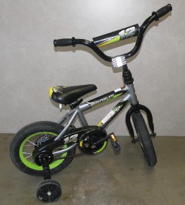 Black Small Bike with Training Wheels - #2